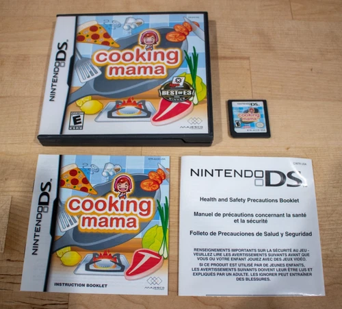 CIB Cooking Mama Nintendo DS Game w/ Manual & Booklet - Authentic Tested
