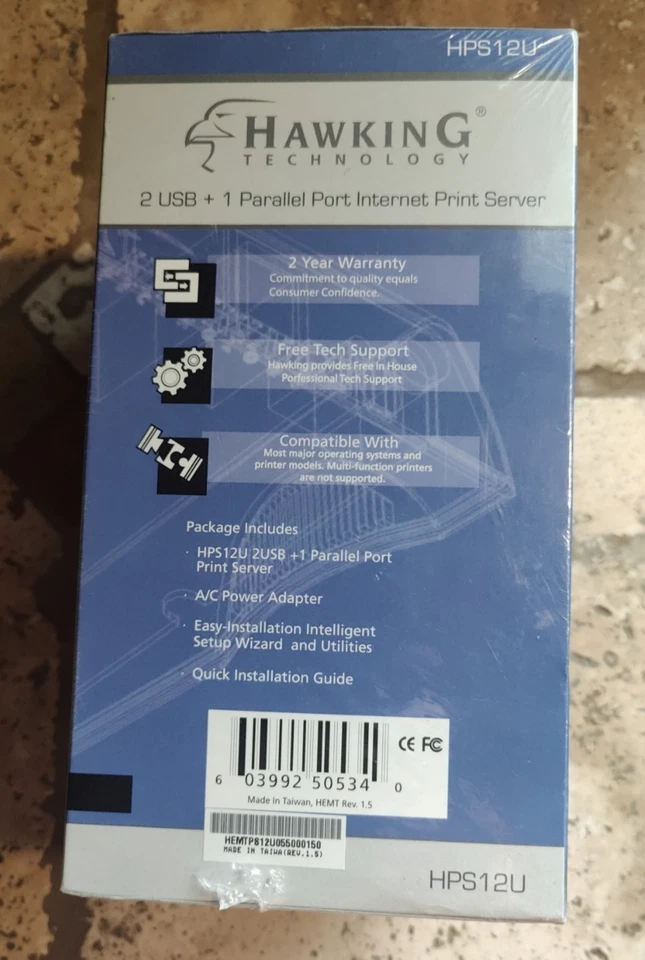 HAWKING 2 USB + 1 Parallel Port High Performance Print Server HPS12U - Image 4 of 4