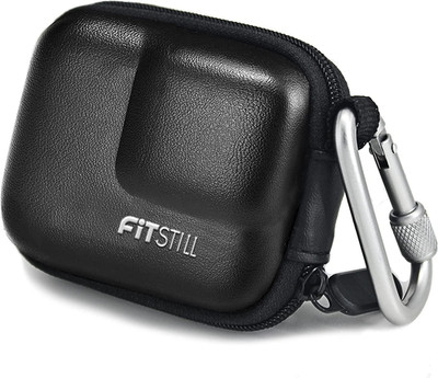 Black PU Mini Carrying Case for Go Pro Hero 13 Black,Hard Shell Travel Storage C