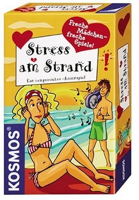 Kosmos Brettspiel Stress am Strand Mädchen Spiel Actionspiel Sommer