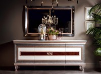 Kommode Mit Spiegel Holz MöBel Anrichte Luxus MöBel 2Tlg Garnitur Arredoclassic