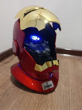 Iron Man MK5 Helmet Stand LED Arc Reactor Display Base Speaker Touch Control Uk