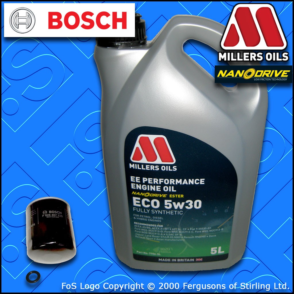 SERVICE KIT for VOLVO V50 1.8 16V OIL FILTER +5w30 EE NANO ECO OIL (2004-2012)