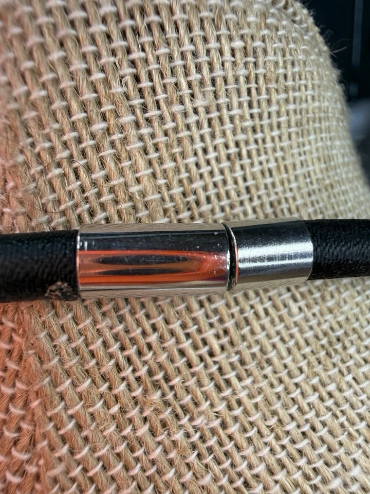 Gargantilla de goma collar plata esterlina colgante borla arte para usar formas Foto 4 de 4