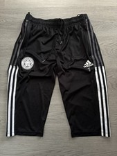 Leicester City Adidas Goalkeeper Player Issue 3/4 Length Shorts Size Medium/32in