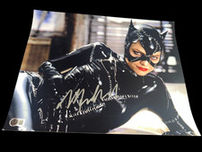 MICHELLE PFEIFFER SIGNED AUTOGRAPH 11x14 BATMAN RETURNS CATWOMAN BECKETT BAS E