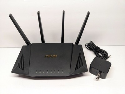 ASUS RT-AX58U Dual Band Gaming WIFI 6 Router Merlin Firmware - Used Excellent