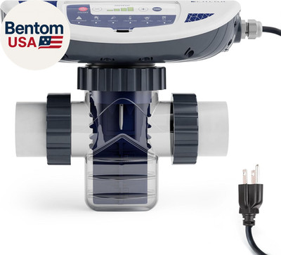 E-CHLOR Plug-In Salt Chlorine Generator for Pools up to 32,000 Gallons Max | 3 Y