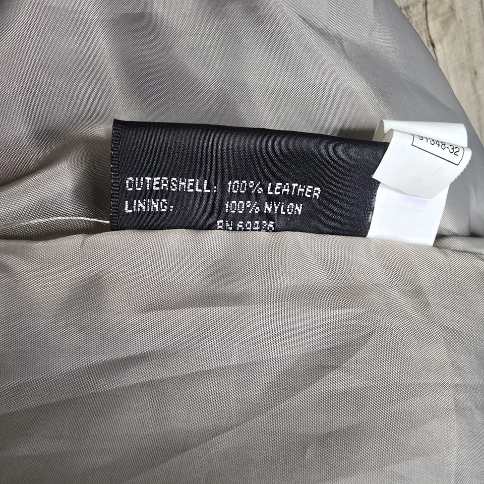 Vintage Wilsons Leather Jacket Dark Brown Maxima Womens Size Large - No Belt - Image 4 of 4