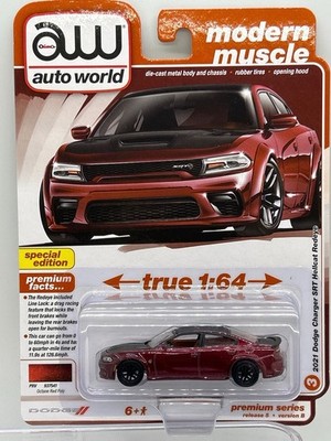 Auto World 2021 Dodge Charger SRT Hellcat Redeye 1:64 scale rel 5B #3