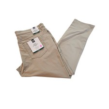 Members Mark Benton Slim Fit Performance Pants Oat Size 40x32