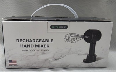 Serva ppetit Rechargeable Hand Mixer With Docking Stand New In Box