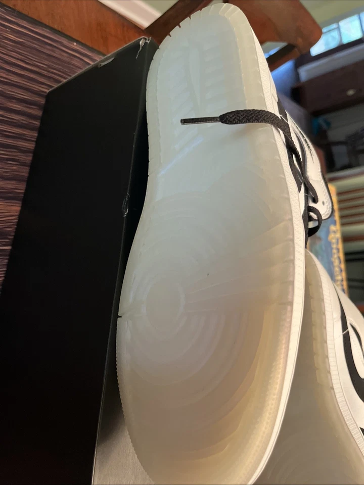 Nike Air Jordan 1 Mid "Pantalones Cortos Diamante" ~ DH6933-100 ~ Talla 12 ~ Original Retro Foto 2 de 4