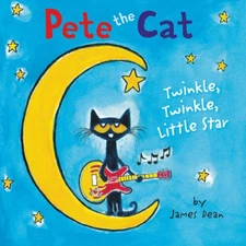Pete the Cat: Twinkle, Twinkle, Little Star Board Book - Board book - VERY GOOD