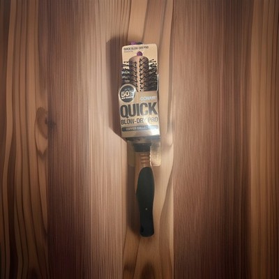 Conair Copper Collection Quick Blow-Dry Pro Metal Nylon Round Hair Brush