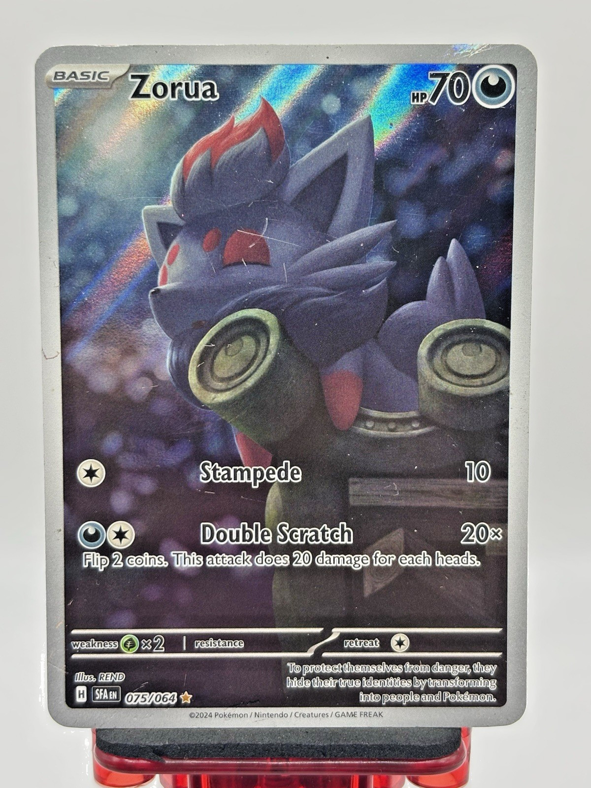 Zorua - 075/064 - Pokémon Shrouded Fable 2024 - Illustration Rare LP