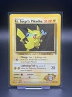 Lt. Surge's Pikachu 81/132 Gym Heroes LP Pokemon Card TCG Vintage WOTC
