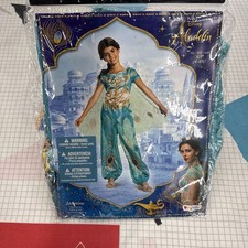 Jasmine Girl's Disney Princess 2019 Movie Classic Teal Costume Girl's S 4-6 