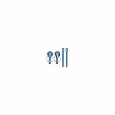 Sparco Premium Quality Steel Hood Pins Hairpin Style Blue Universal 01606aa