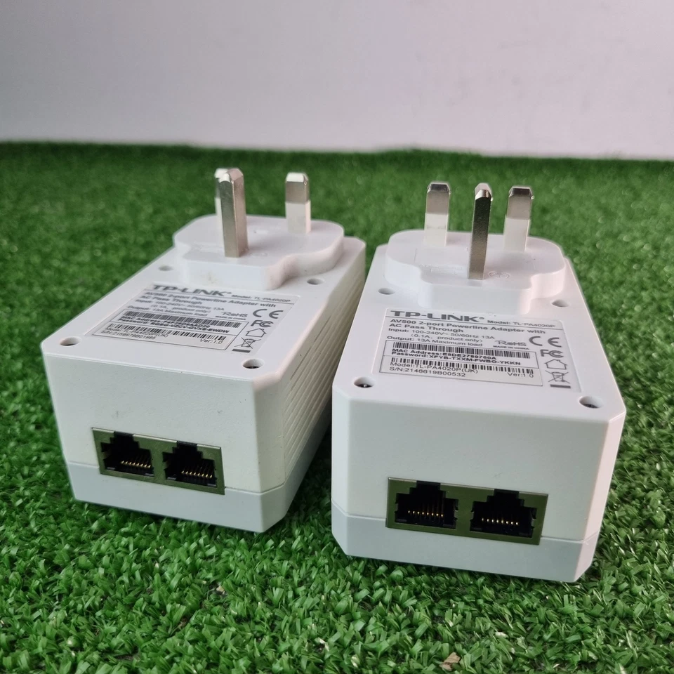 TP-Link AV500 Powerline Adapter with AC Pass Through TL-PA4020P Pair Of Plugs - Image 3 of 3