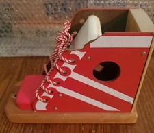 Vintage Playskool Lace and Tie Wood Toy