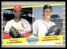 1989 Fleer Ken Hill/Dennis Cook #652