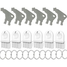 12-Pack Paper Towel Dispenser Key Set - Heavy-Duty Plastic  Metal Commercial...