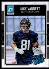 2016 Donruss Optic Nick Vannett Rookie Seattle Seahawks #188