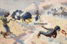 William Robinson Leigh - The Best in the Bunch - 13x19 Print REPRODUCTION