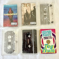 90s Hip Hop Cassette Lot Tag Team Da Brat Ice Cube House Of Pain DFC Rap Mix