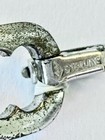 Vintage Art Deco Aquamarine& Clear Paste Sterling Silver Suite — photo 8