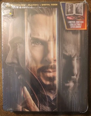 Dr Strange Multiverse of Madness 4K Steelbook (4K+BD+Digital) Sealed! New!