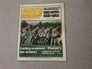 Motor Cycle Weekly 10 July 1982 Eddie Kidd