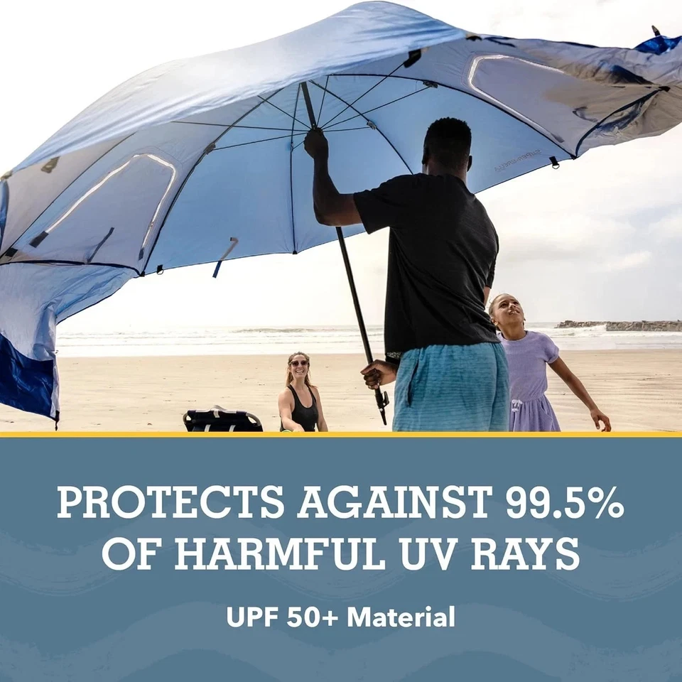 Sport-Brella Super-Brella SPF 50+ Sun and Rain Canopy Umbrella for Camping, Beac - Image 3 of 4
