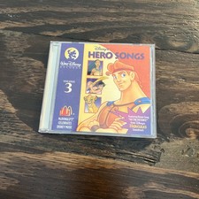 Disney's Hero Songs Volume 3 McDonalds CD, 1996 Lion King, Hercules