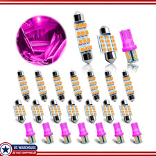 24pcs Led Interior Light Bulb Kit T10 31mm 42mmcolor Pink 24pcs Led Interior Light Bulb Kit T10 31mm 42mmcolor Pink