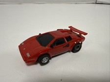 TYCO Magnum 440-X2 LAMBORGHINI COUNTACH - Red Slot Car - Tested - Runs