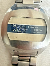 Dugena Jump Hour Digital Armbanduhr aus den 1970er Jahren