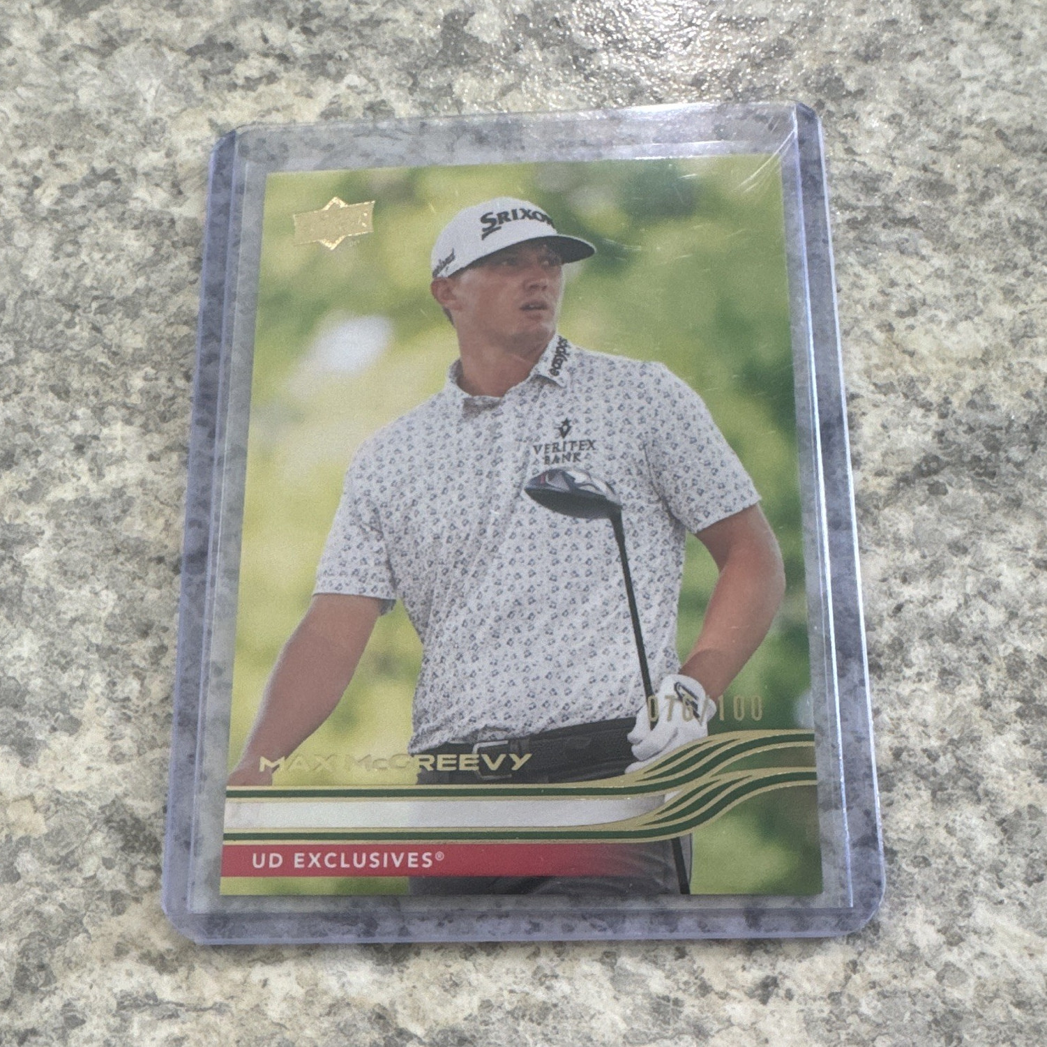 Upper Deck 2026 Max McGreevy UD Exclusives #28 /100 Golf PGA Tour