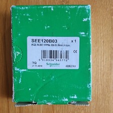 Schneider SEE120B03 20A B30MA IKQE A-Type RCBO
