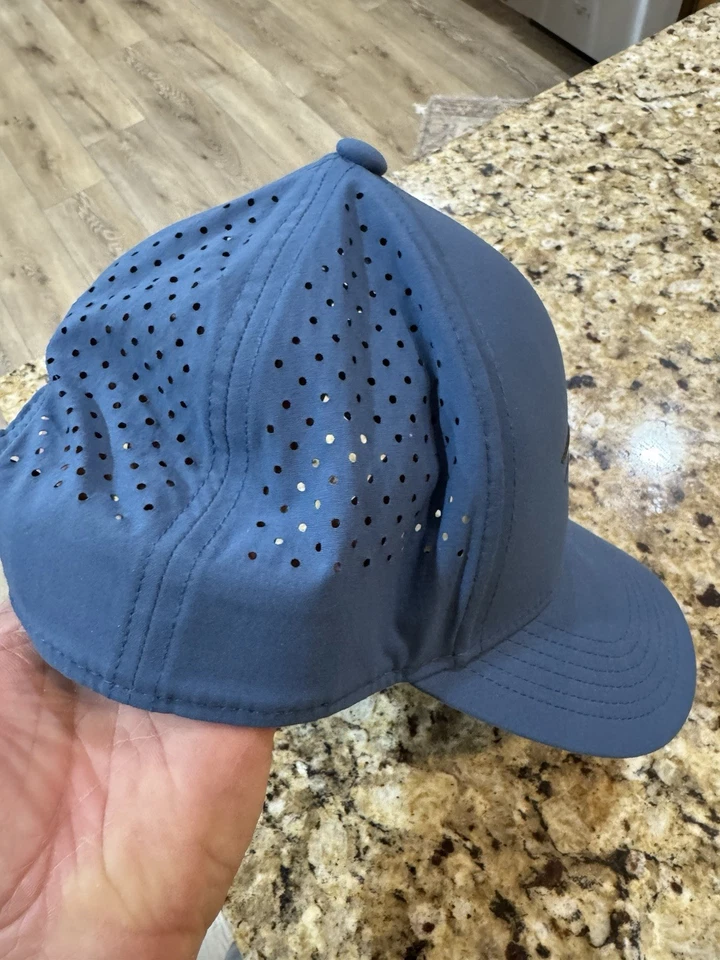 Gorra/sombrero de béisbol Sitka Snapback malla trasera azul Foto 3 de 4