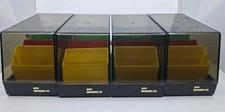 SRW Microdex 50 Diskette Floppy Disk Holder Organizer Cases Storage Box Lot Of 4