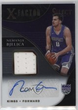 2020-21 Select X-Factor Memorabilia Signatures /125 Nemanja Bjelica Auto 1a07