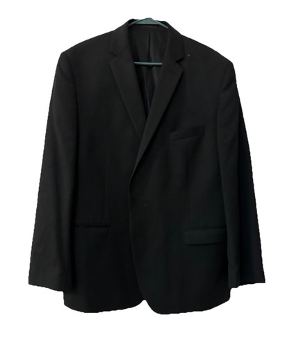 Calvin Klein Men’s Jacket Blazer Size 45R Charcoal In Color Great Condition - Picture 2 of 6
