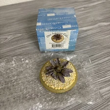 Our America Gift "Floral Frosted Topper" Yankee Candle Jar Topper