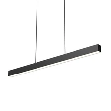 DALS Lighting LNPD48-CC Boulevard 48"W LED Linear Chandelier - Black