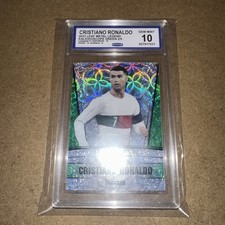 Cristiano Ronaldo CCG Gem Mint 10 2023 Leaf Metal Legend Kaleidoscope Green 2/5