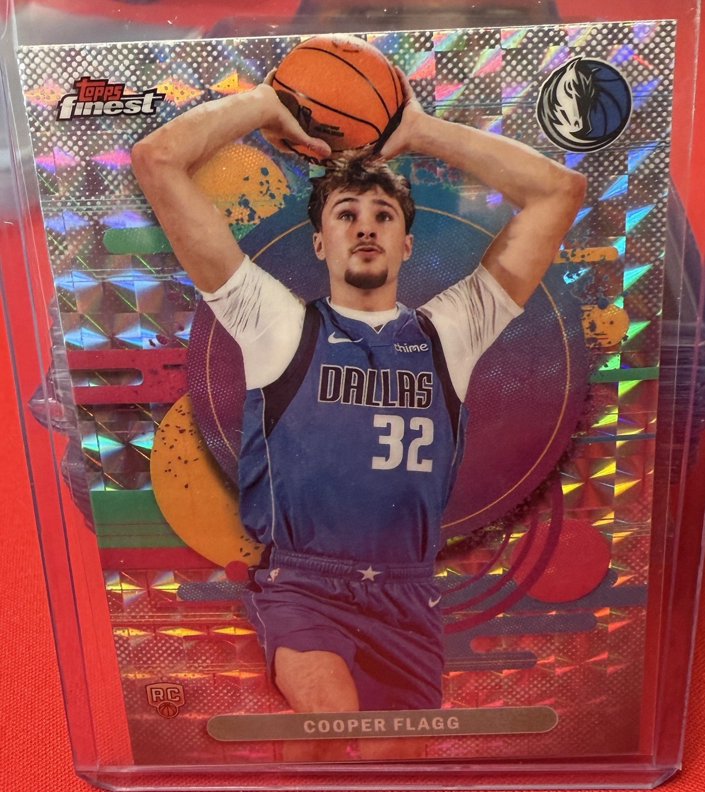 2025-26 Topps Finest Cooper Flagg #101 Uncommon Geometric Refractor Rookie RC