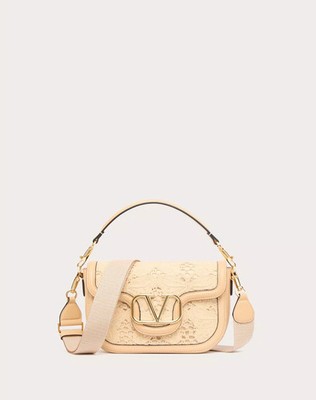 Valentino alltime embroidered raffia shoulder bag - BNWT Beige
