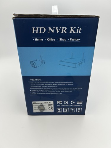 Hiseeu 8WNKIT-4HB612-1T Kit 4 telecamere HD di sicurezza wireless CCTV 1 TB NVR (NUOVO) - Foto 5 di 5